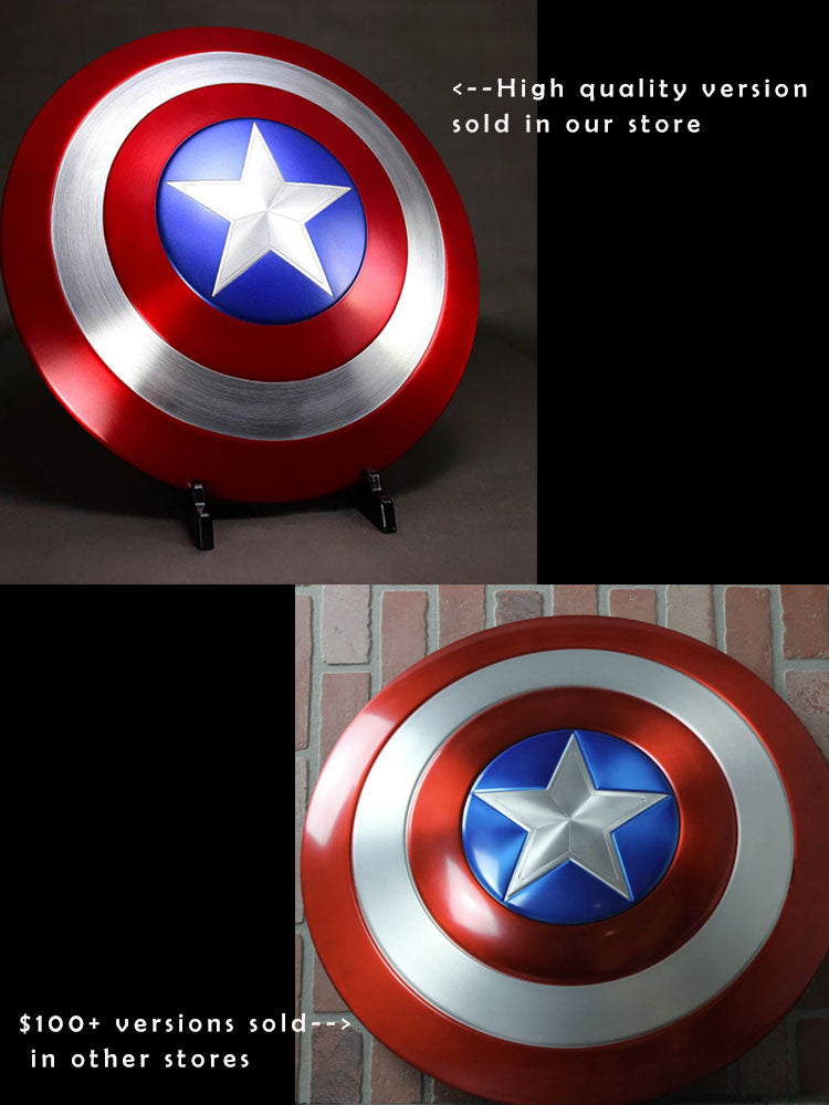 Full Size | Captain America shield metal | Single-layer aluminum alloy original color | Falcon shield