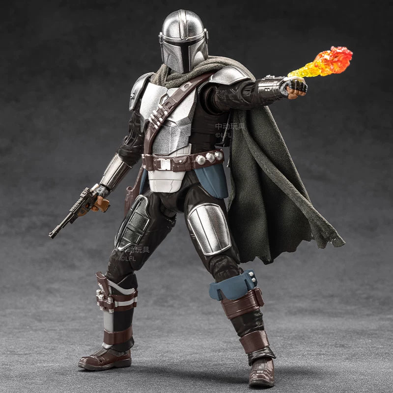 1/10 Mandalorian & Ancient Star Wars Figures | Affordable Toy Models Gift for Boys & Men