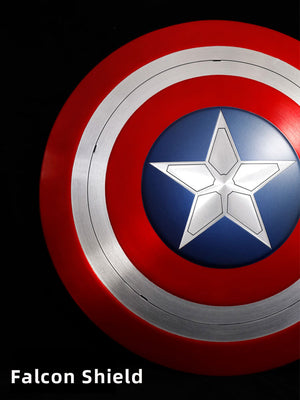 Full Size | Captain America shield metal | Single-layer aluminum alloy original color | Falcon shield