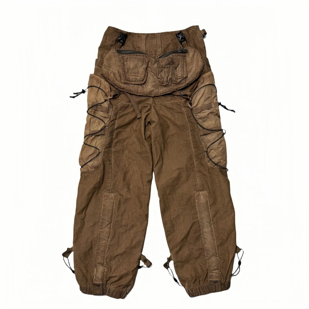 Multi-Pocket Overalls – Meteorite ash Back View