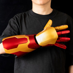 1:1 Iron Man MK42 Gauntlet Arm Wearable Cosplay Armor Voice/Remote Control