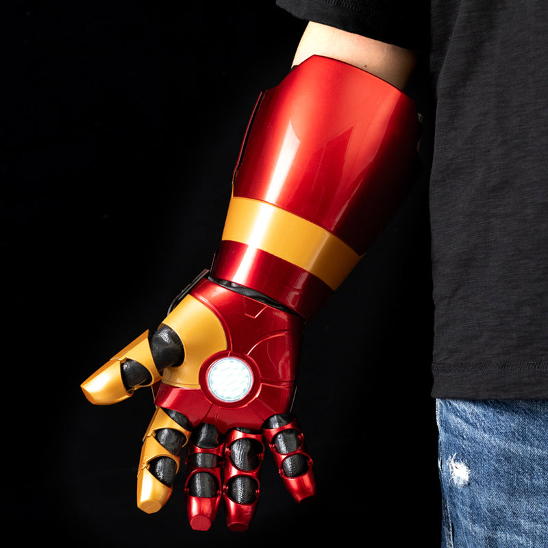 1:1 Iron Man MK42 Gauntlet Arm Wearable Cosplay Armor Voice/Remote Control