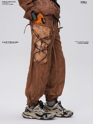 Multi-Pocket Overalls – corona orange Cycling