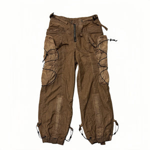 Multi-Pocket Overalls – corona orange Detail Shot