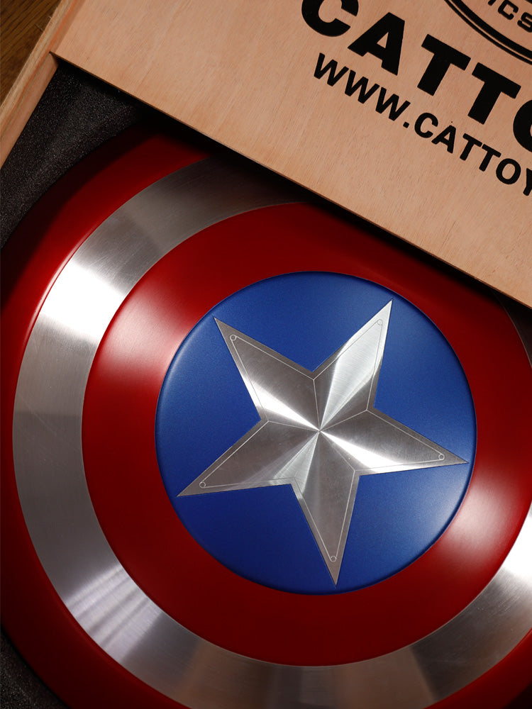 Full Size | Captain America shield metal | Single-layer aluminum alloy original color | Falcon shield