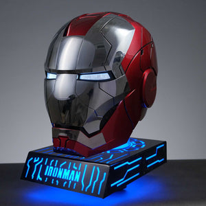 Iron-Man MK 5 Wearable Electronic Helmet: Voice & Remote Controlled, LED Eyes & Sound Effects, Perfect Super Hero Movie Prop and Figure for Adults Collectors- Ideal Gift for Halloween & Christmas