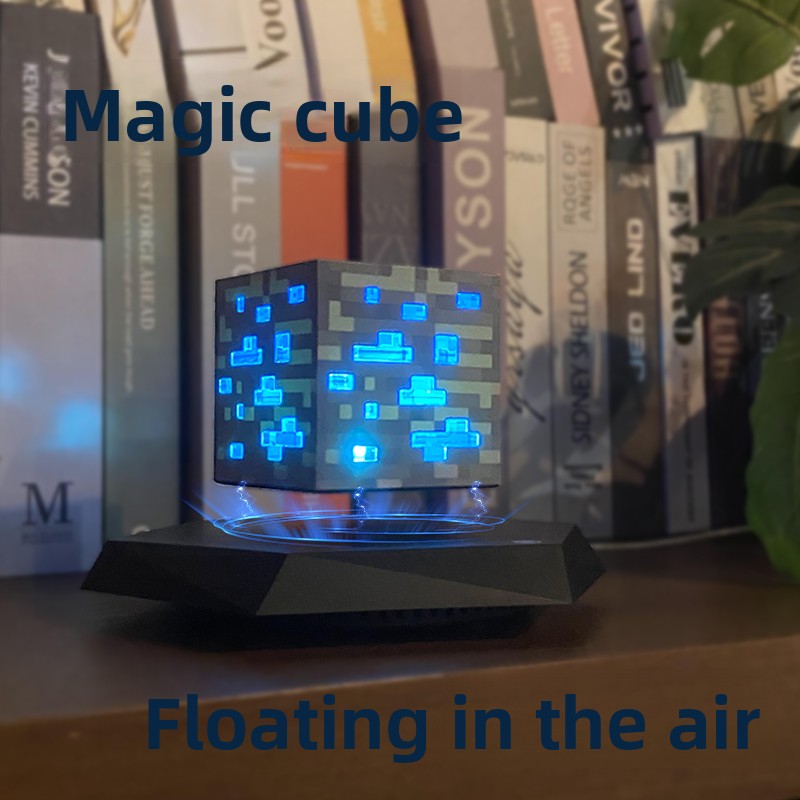 Minecraft Around | Luminous Maglev Lamp | Boy's Birthday Gift | Minecraft Ore Black Tech Toy