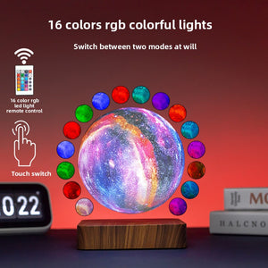 Levitating Display Galaxy Moon Light | Bedroom Ambient Planet Light | Office Ornament | Birthday Gift for Girlfriend