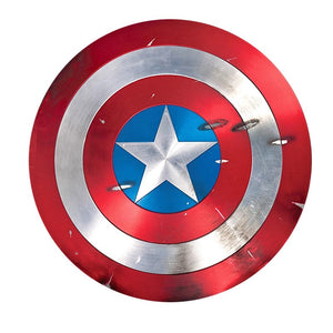 Full Size | Captain America shield metal | Single-layer aluminum alloy original color | Falcon shield