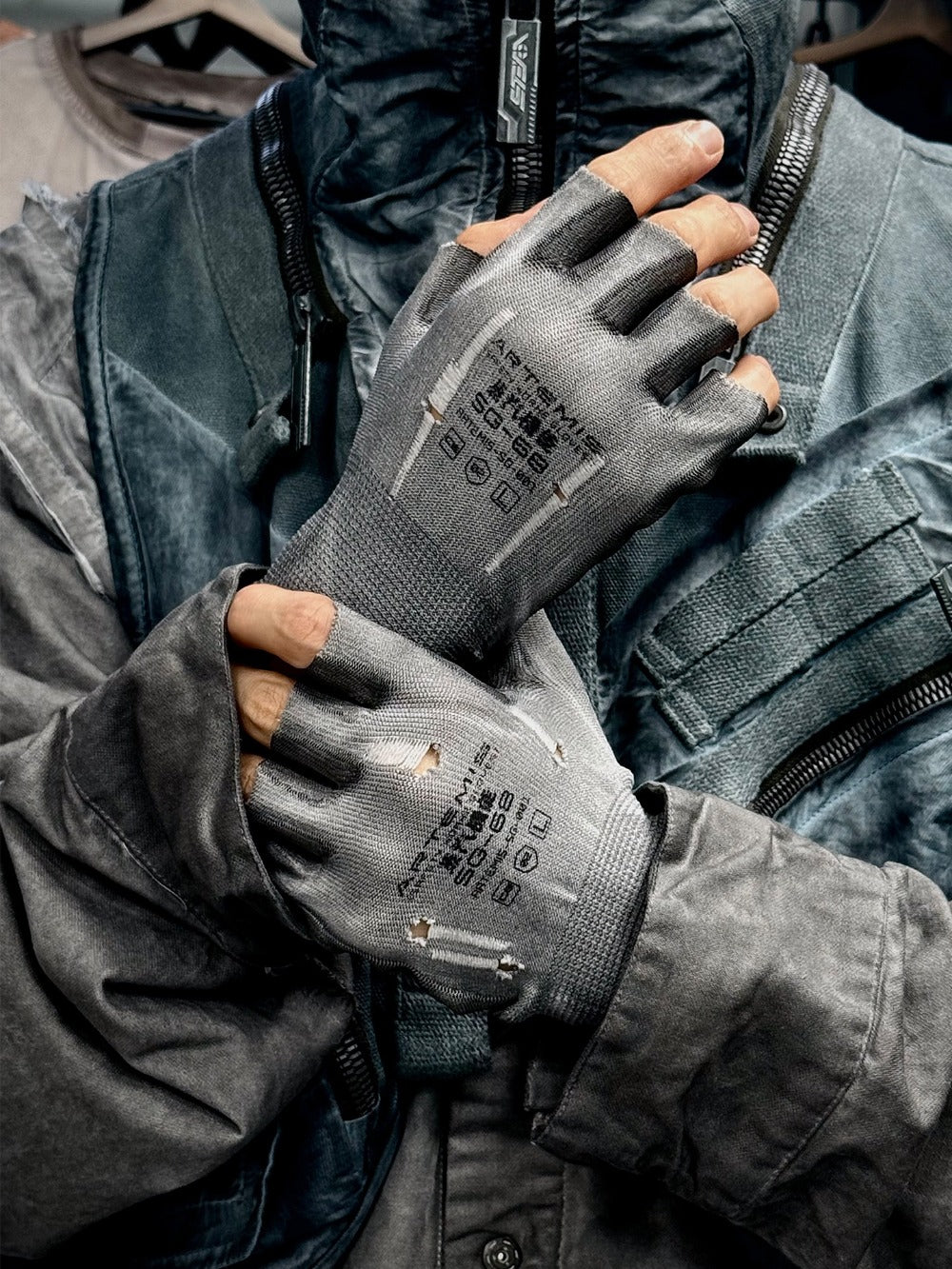 PU Coated Half-Finger Work & Cycling Gloves
