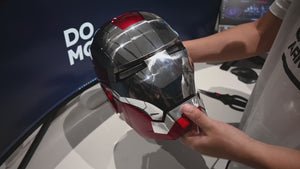 Iron-Man MK 5 Wearable Electronic Helmet: Voice & Remote Controlled, LED Eyes & Sound Effects, Perfect Super Hero Movie Prop and Figure for Adults Collectors- Ideal Gift for Halloween & Christmas