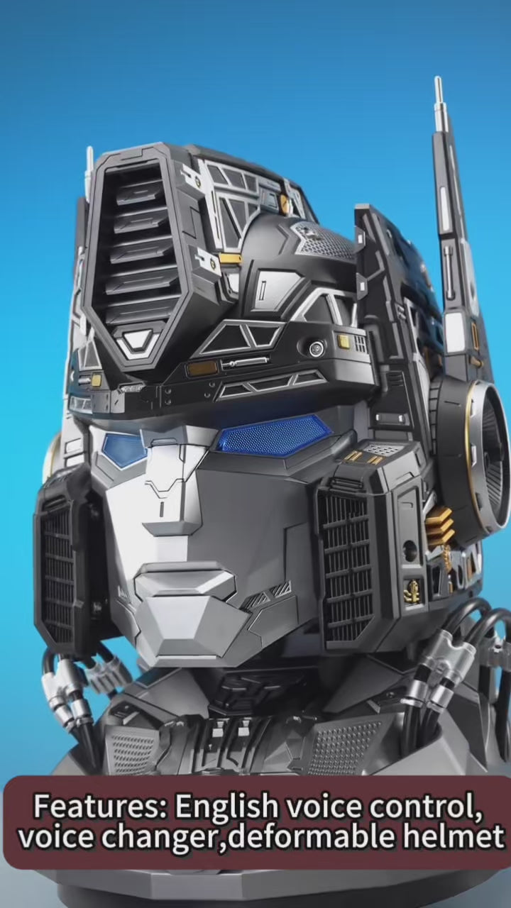 killerbody Transformers G1 Optimus Prime Helmet | English Voice Control | voice changer | 1:1 Life-Size Wearable Model Toy