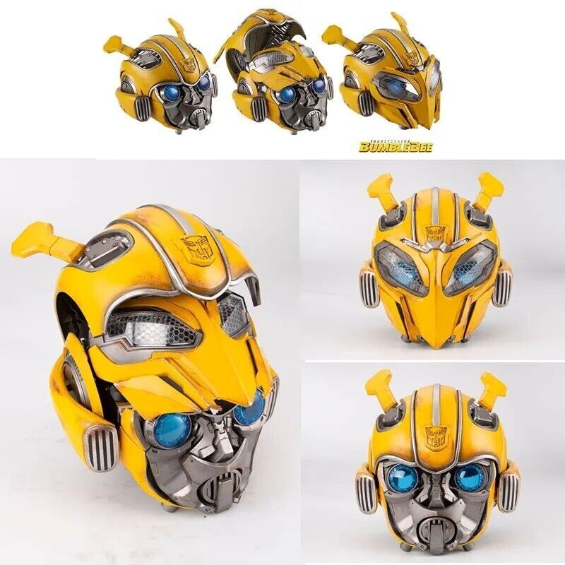 Killerbody 1:1 Bumblebee Helmet-English Voice Control Transformers Wearable Toys | Helmet: Ages 6 and up (suitable for kids and adults)