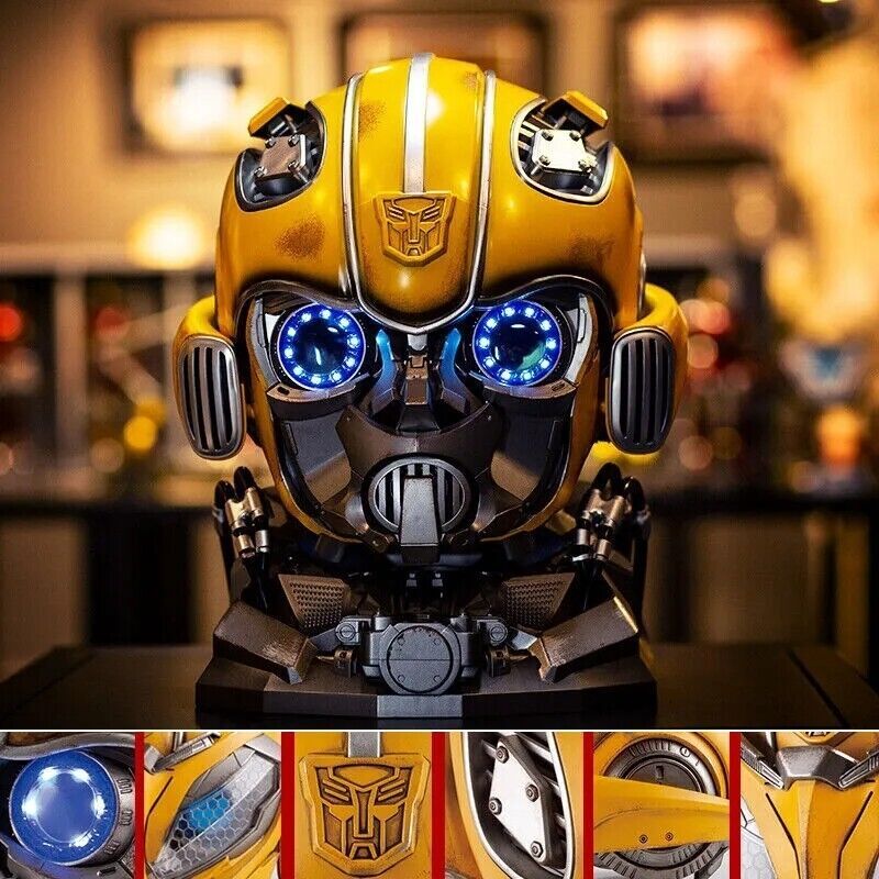 Killerbody 1:1 Bumblebee Helmet-English Voice Control Transformers Wearable Toys | Helmet: Ages 6 and up (suitable for kids and adults)