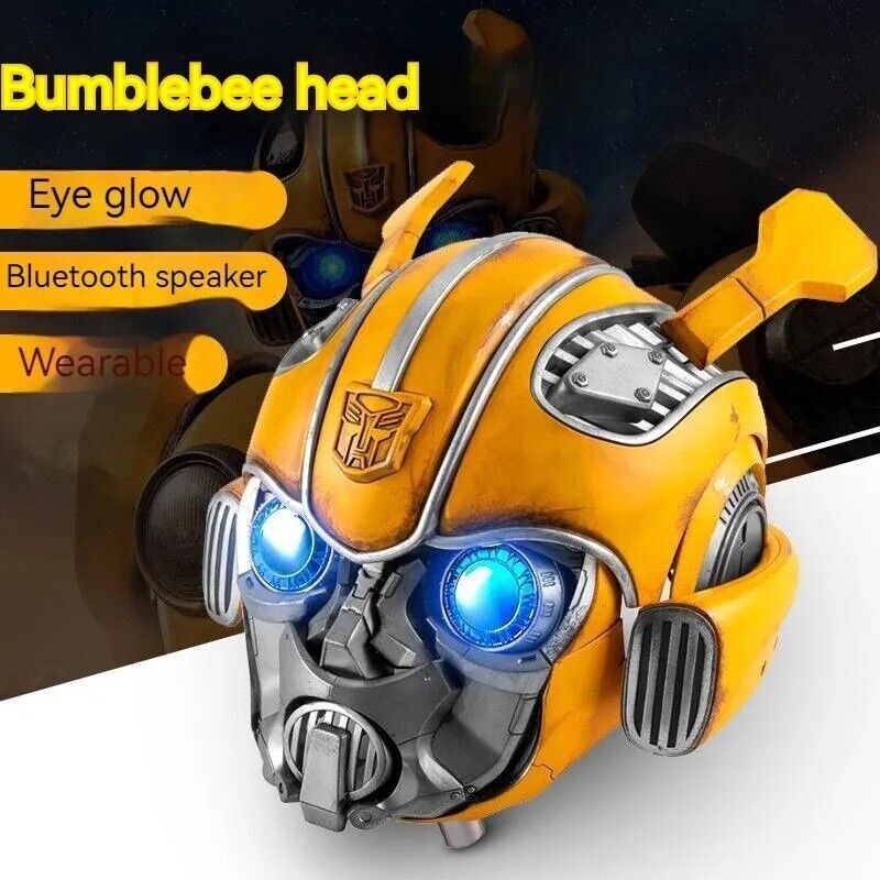 Killerbody 1:1 Bumblebee Helmet-English Voice Control Transformers Wearable Toys | Helmet: Ages 6 and up (suitable for kids and adults)